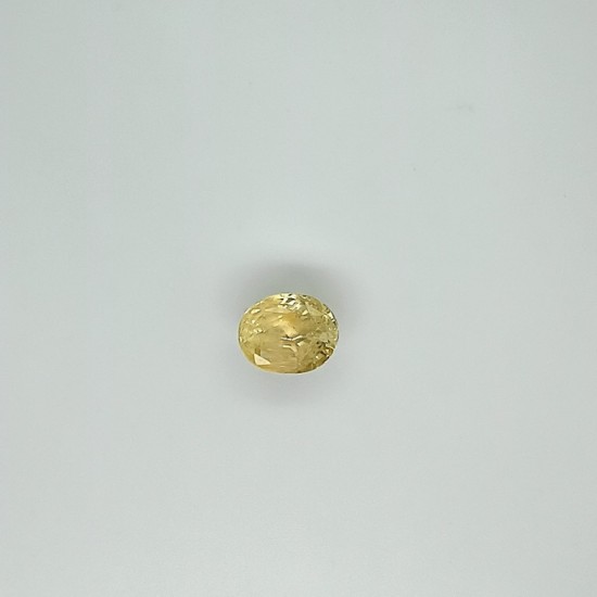 Yellow Sapphire (Pukhraj) 6.61 Ct gem quality